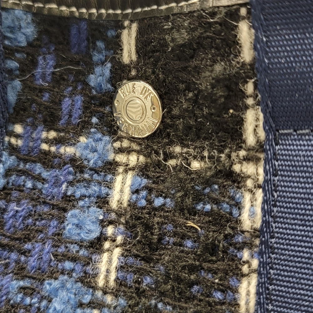 Blue and Black Women's Bag - Picture 4 of 4
